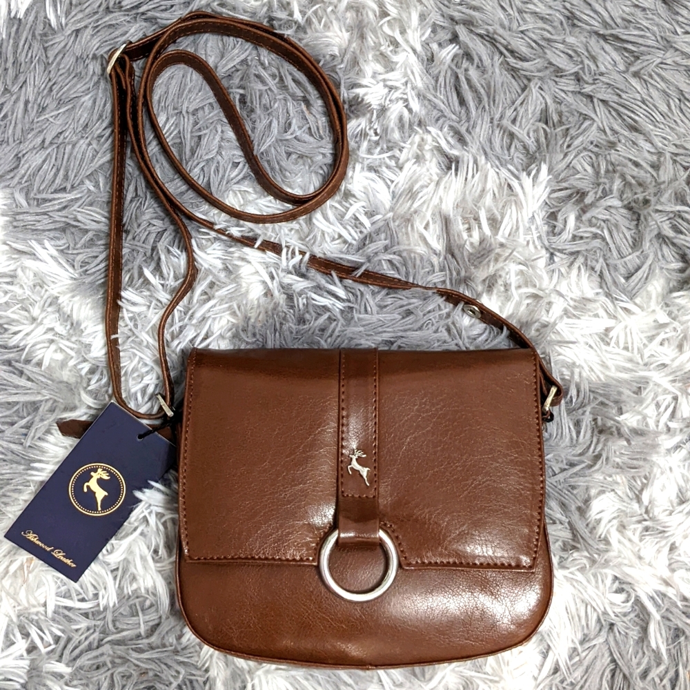 Genuine Leather Crossbody Bag